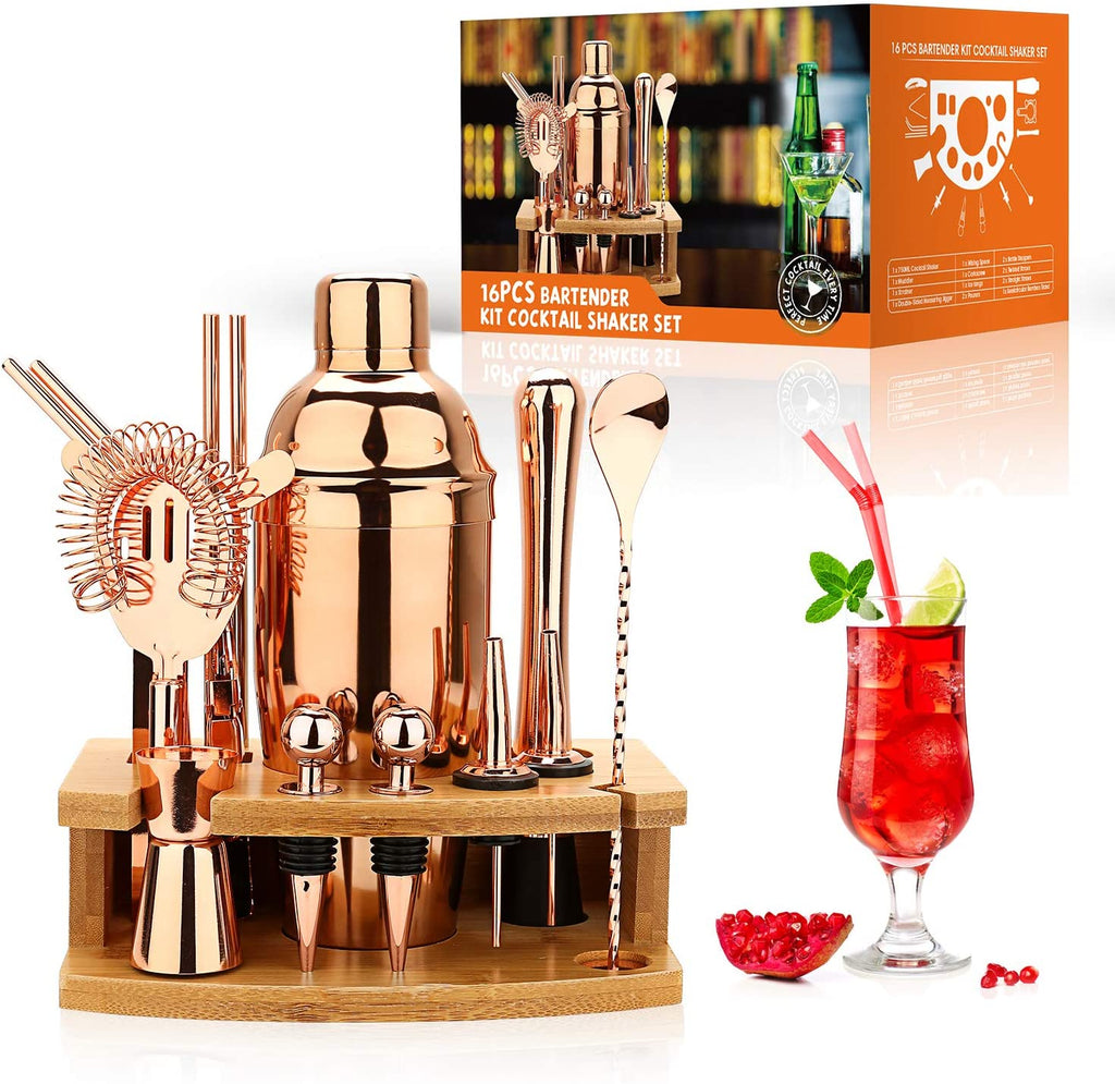 TDG 16pc Cocktail Shaker Set  Kit