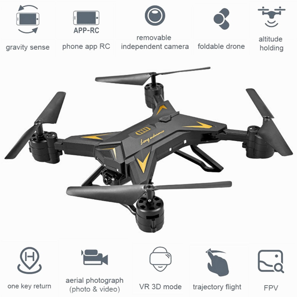TDG Foldable Quadcopter 4 Channel Camera Drone