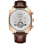 TDG Hollow Chronograph Square Dial Watch Hollow