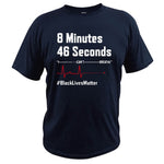 TDG BLM T-Shirt 8 Minutes 46 Seconds I Can't Breathe Digital Print Tee