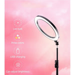 TDG Camera Studio Ring Light With Stand