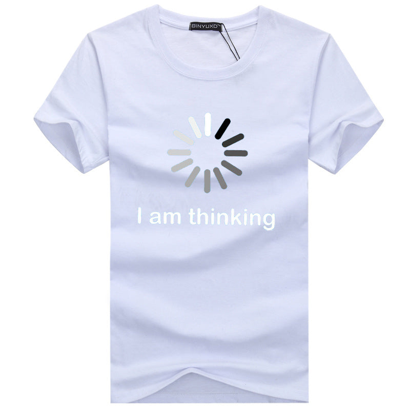TDG Hip Hop "I am Thinking" Print Tee Shirt