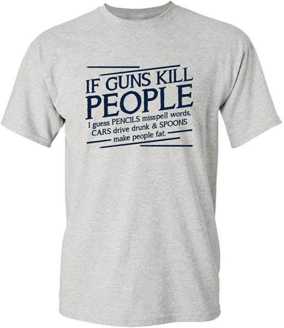 TDG Gun Sarcasm Crew Neck T-Shirt