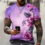 TDG 3D The Rose T-shirt Street Jersey