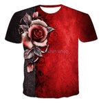 TDG 3D The Rose T-shirt Street Jersey