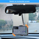 TDG 360-degree Rotation Foldable Telescopic Mobile Car Phone Holder
