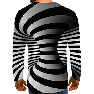 TDG Optical Illusion Graphic T-Shirt