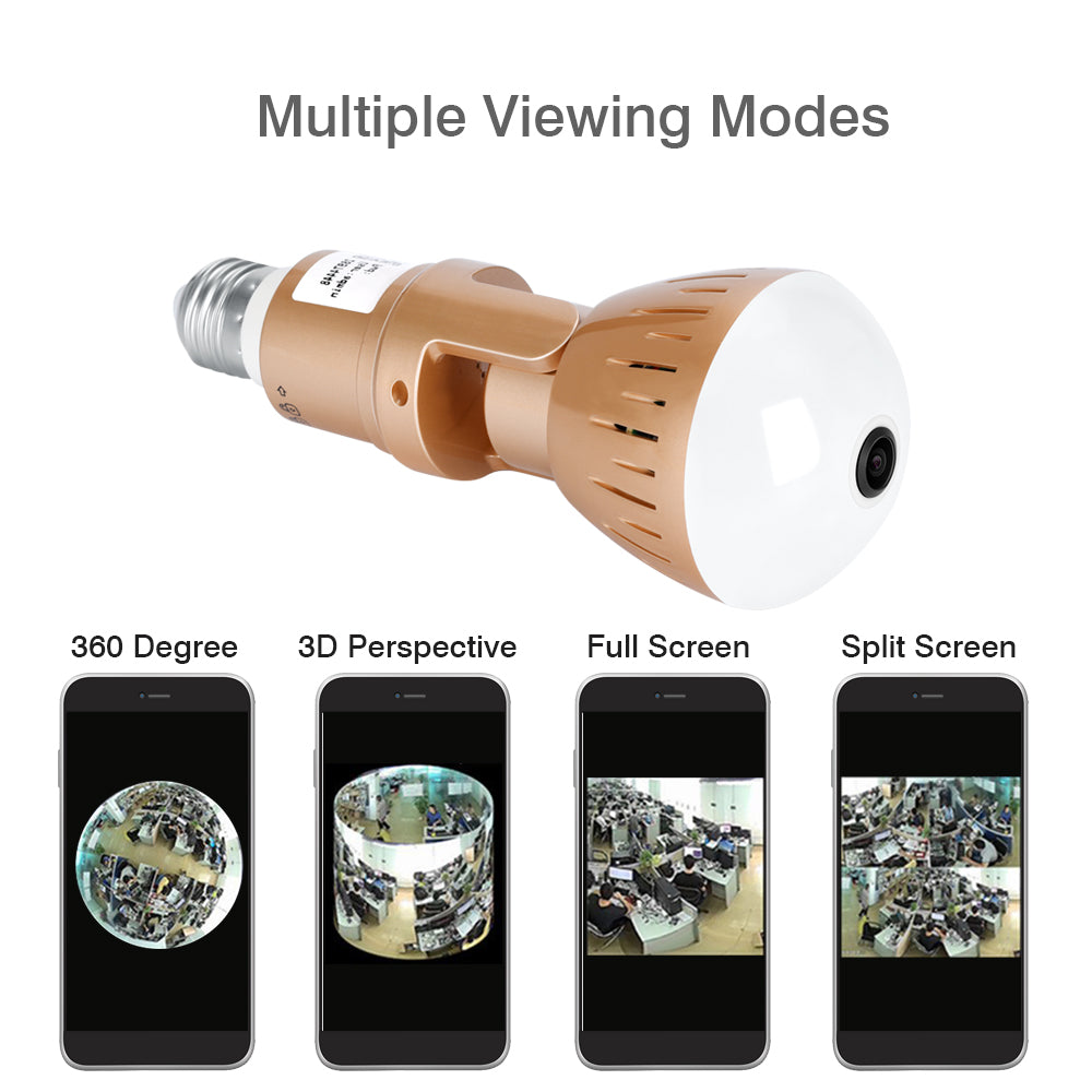 TDG & Fisheye Smart Home 2.0MP Panoramic 360 Degree Security Camera